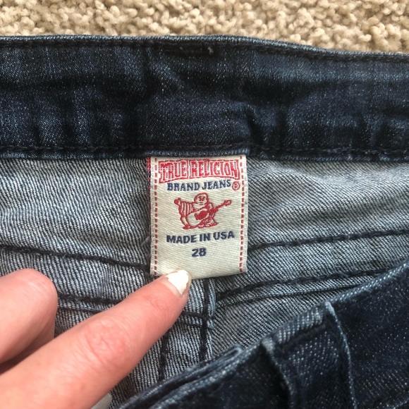 ⭐️True Religion Boot Cut Jeans with Silver Sequins - Picture 6 of 13